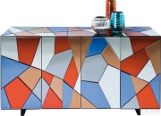 Sideboard Colored Fields 4 Doors
