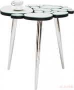 Side Table Water Drops Clear  55x42cm