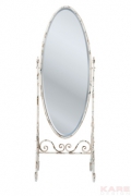 Standing Mirror Romantico White