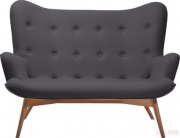 Sofa Angels Wings Dark Grey 2-Seater