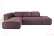 Sofa Infinity Antique 74 Ottomane Left Brown