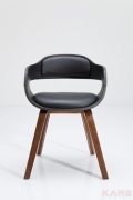 Chair with Armrest Costa Walnut