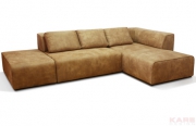 Sofa Infinity Antique 24 Ottomane Right Cognac