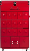 Wardrobe Trunk Shoes Red