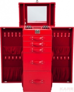 Wardrobe Trunk Multipurpose Red