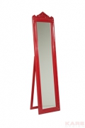 Standing Mirror Barock Red