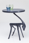 Side Table Deer Silver ?48cm