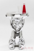 Side Table Bear Silver 140cm