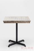 Table Print Range Diagonal Line 72x72cm