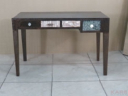 Desk Chalet 120x60cm 4 Drawers Copper