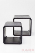 Authentico Grey Cuben Square (2/Set)