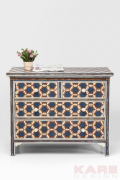 Dresser Honeycomp Blue 4 Drw.