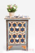 Night Stand Honeycomp Blue 45x30cm 2 Drw.