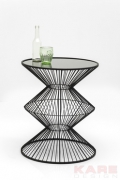 Side Table Wire Swing Black ?50cm